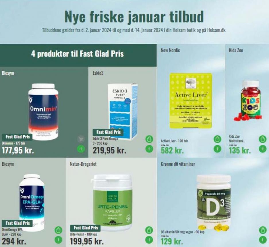 Nye friske januar tilbud. Helsam (2024-01-14-2024-01-14)
