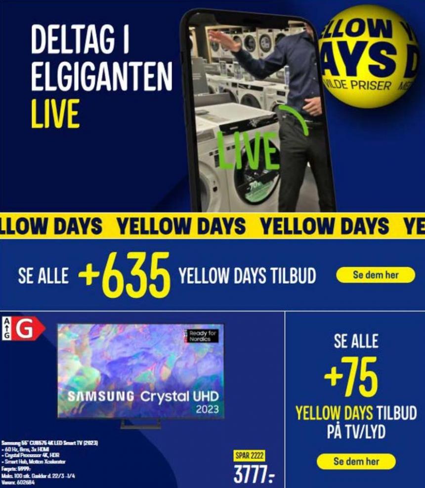 Yellow Days. Elgiganten (2024-04-01-2024-04-01)